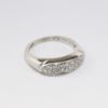 Picture of Vintage 1950's Platinum & Diamond Bridal Ring Set