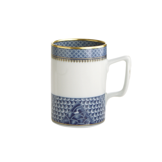 Picture of Mottahedeh "Indigo Wave"Mug