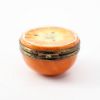 Picture of Limoges, France Porcelain Orange Half Trinket Box by Parry Vieille