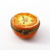 Picture of Limoges, France Porcelain Orange Half Trinket Box by Parry Vieille