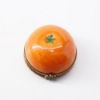 Picture of Limoges, France Porcelain Orange Half Trinket Box by Parry Vieille