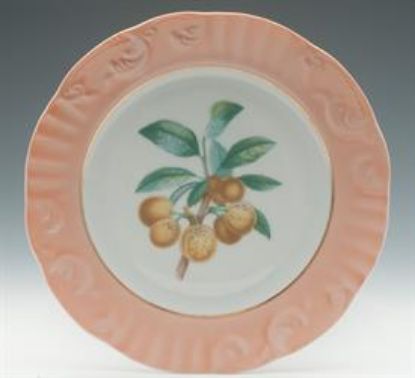 Picture of  Mottahedeh Apricot Salad Plate "Summer Fruit"