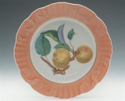 Picture of Mottahedeh Apple Salad Plate "Summer Fruit"