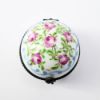 Picture of Vintage Traditional Round Limoges, France Porcelain Trinket Box with Rose Motif