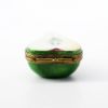 Picture of Limoges, France Porcelain Green Pear Half Trinket Box by Parry Vieille