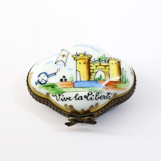 Picture of Limoges, France Porcelain Bastille Day Celebration Trinket Box 