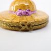 Picture of Limoges, France Porcelain Ladies Straw Hat Shaped Trinket Box