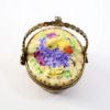 Picture of Limoges, France Porcelain Basket of Fruit Shaped Trinket Box