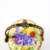 Picture of Limoges, France Porcelain Basket of Fruit Shaped Trinket Box