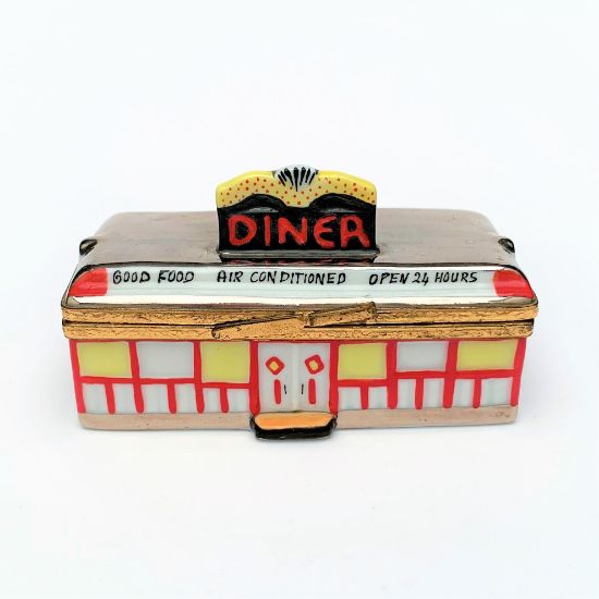 Picture of Rare Artoria Retro Diner Limoges Trinket Box