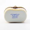 Picture of Limoges, France Porcelain Picnic Basket Shaped Trinket Box