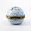 Picture of Limoges, France Porcelain Sphere Shaped Trinket Box with 'Surprise' Writing Utensils Inside