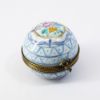 Picture of Limoges, France Porcelain Sphere Shaped Trinket Box with 'Surprise' Writing Utensils Inside