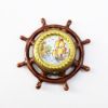 Picture of Limoges, France Porcelain Ship's Wheel Trinket Box with 'Surprise' Compass Inside