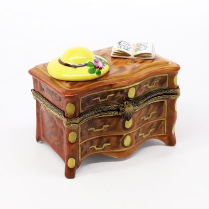 Picture of Retired Dresser Drawers With Hat & Book Trinket Box By Gerard Ribierre