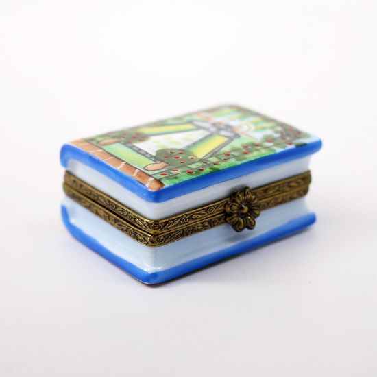 Picture of  Retired 'Book Of Gardening' Limoges Trinket Box.