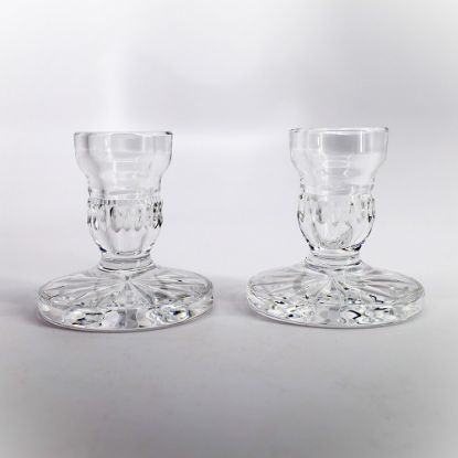 Picture of Waterford Crystal Pair of 4" Lismore Candlesticks 