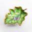 Picture of Anna Weatherley Porcelain Oak Leaf Shaped Accent Dish with Butterfly 