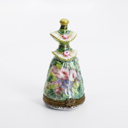 Picture of Rare Limited Edition Limoges Dress Form With Garden Floral Motif