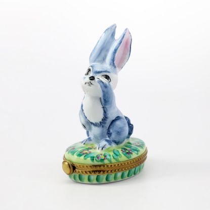 Picture of Rabbit With Itch Limoges Trinket Box