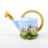 Picture of Limoges Porcelain Watering Can Shaped Trinket Box with Painted Rabbit