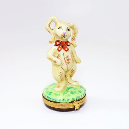 Picture of  'Bedtime Bunny' Stuffed/Toy Rabbit Limoges Trinket Box By Artoria.