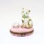 Picture of Limoges Porcelain Light Brown Cat with Pink Cup Trinket Box by Chamart