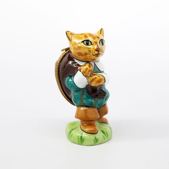 Picture of  Rare Puss In Books Trinket Box