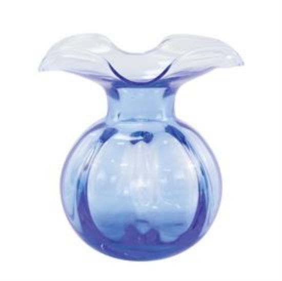 Picture of Vietri Cobalt Hibiscus Glass Bud Vase