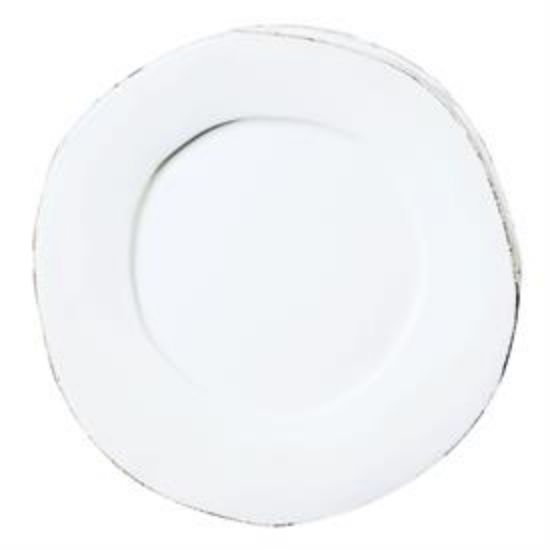 Picture of Vietri Melamine Lastra White Dinner Plate