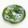 Picture of Limoges Porcelain Frog 'Beach' Party On Lily Pad Trinket Box