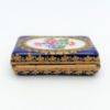 Picture of Parry Vieille Traditional Cobalt Blue & Gold Limoges Trinket Box With Floral Details.