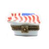 Picture of American Flag Limoges Trinket Box With Little French Flags Inside