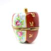 Picture of Retired Red Bell Pepper With Floral Panels Limoges Trinket Box By La Gloriette