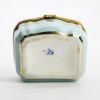 Picture of Antique Limoges Trinket Box In Light Blue With Traditional Flower & Instruments Motif On Lid