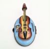 Picture of Retired Parry Vieille Violin On Blue Base Limoges Trinket Box