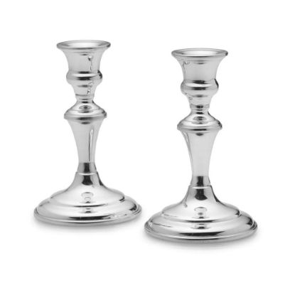 Picture of Empire Pewter Set of Two Medium Candlesticks