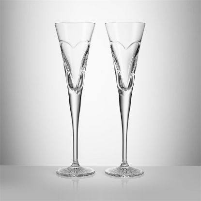 Picture of Waterford Crystal Wishes - Love & Romance Toasting Flutes, Set of 2