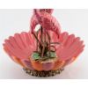 Picture of Double Scarlet Ibis Water Bird Ceramic Basin with Bronze Ormolu Accents