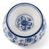 Picture of Chinoiserie Inspired Blue & White Ceramic Non-Tip Dog Bowl