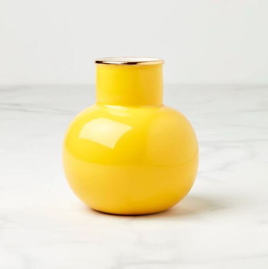 Picture of Kate Spade 'Make it Pop' Small Yellow Vase