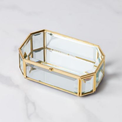 Picture of Kate Spade 'I Treasure You' Clear Glass Jewelry Box