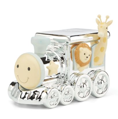 Picture of 'Animal Train' Silver Plated Money Bank