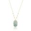 Picture of Burma Green Jade Necklace in 14kt Yellow Gold and Diamonds