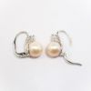 Picture of 18k White Gold Cultured Pearl & Diamond Earrings  