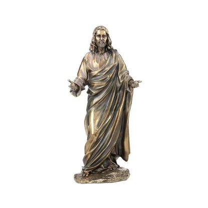 Picture of Jesus with Open Arms Cold Cast Bronze Statue