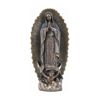 Picture of The Virgin of Guadalupe Cold Cast Bronze Statue