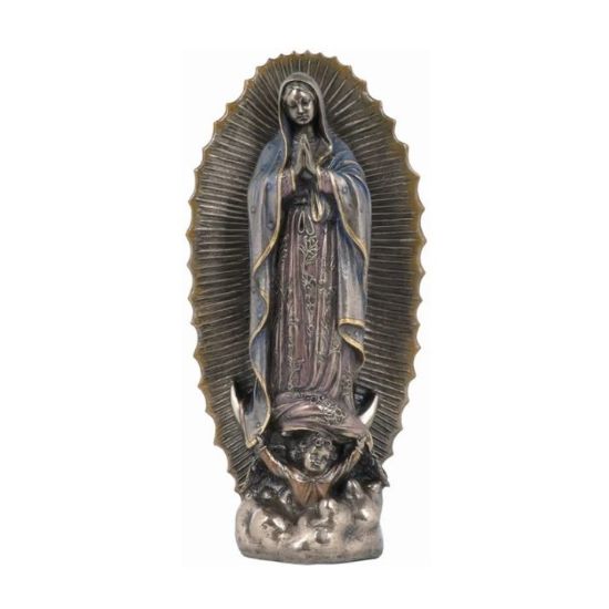 Picture of The Virgin of Guadalupe Cold Cast Bronze Statue