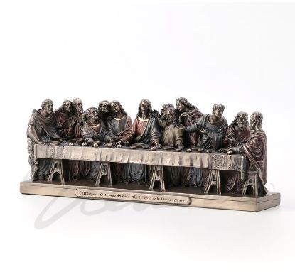 Picture of Leonardo da Vinci 'The Last Supper' Cold Cast Bronze Statue