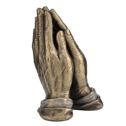 Picture of Praying Hands Cold Cast Bronze Figurine